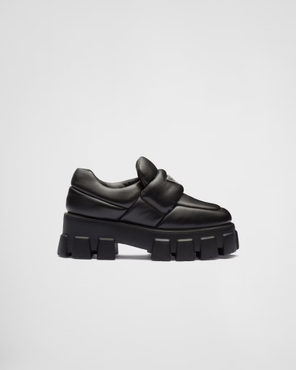 Soft padded nappa leather loafers